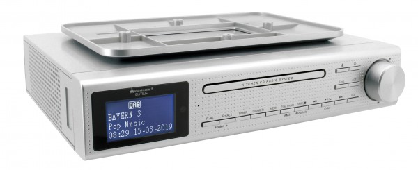 Soundmaster Design CD/MP3 Musik-Center zum Unterbau mit DAB+/UKW Radio, USB Anschluss und Bluetooth® Günstig kaufen