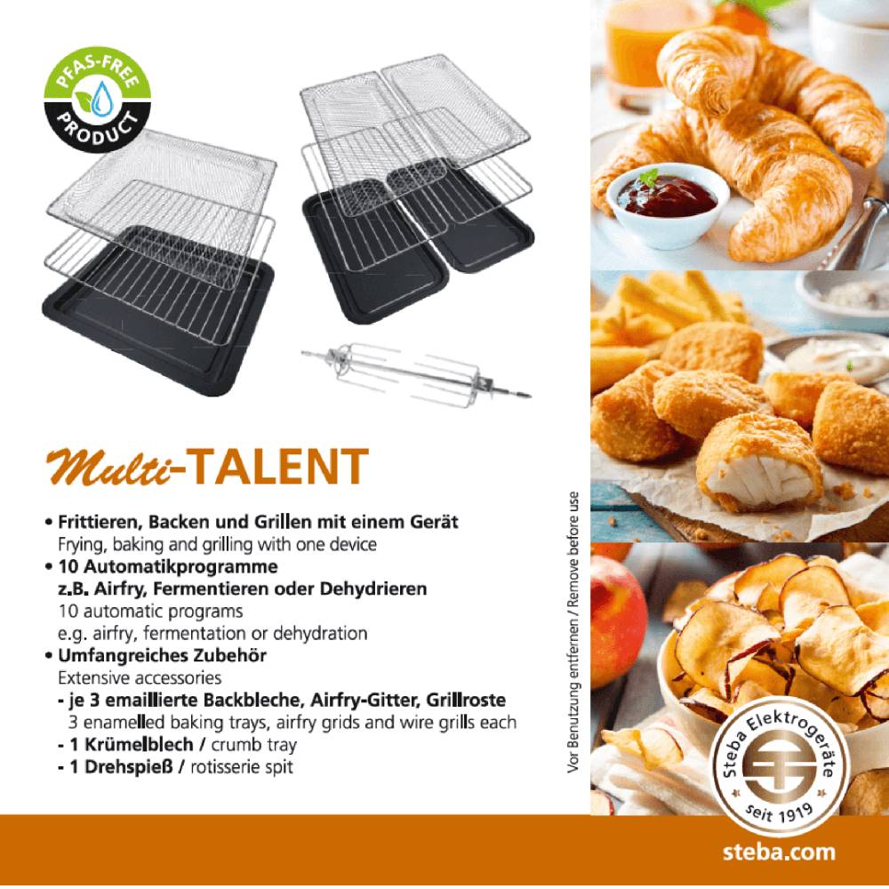 ﻿Steba Airfry-Grillbackofen AF 24 TRI-ZONE Limitierter Zeitrabatt