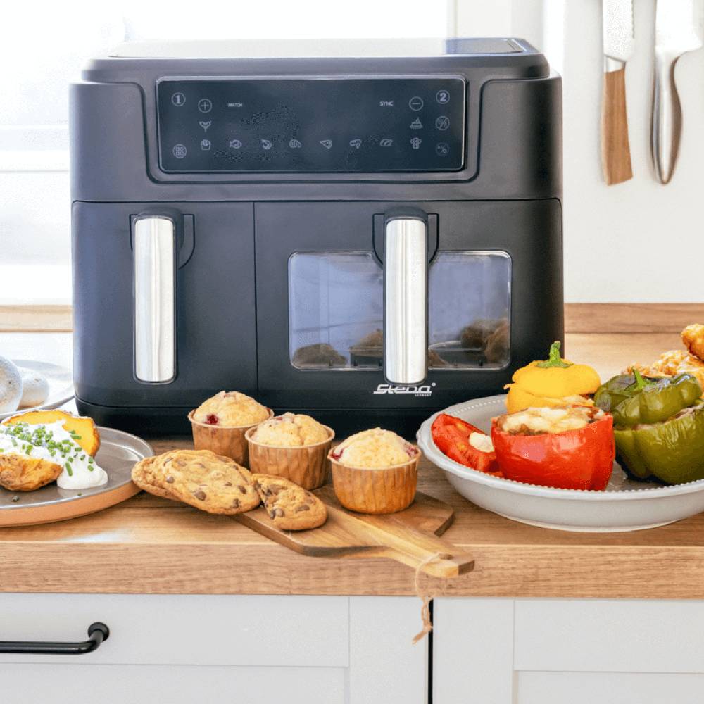 Steba Doppel-Heißluftfritteuse HF 9500 DUO Große Rabatte