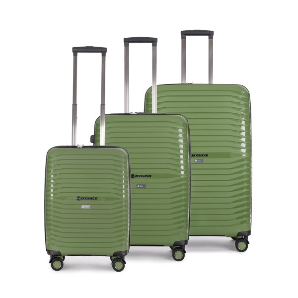 Stratic Bright+ - Koffer-Set 3-teilig (S, M, L) yellow gold