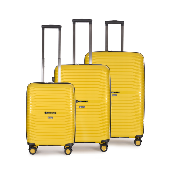 Stratic Bright+ - Koffer-Set 3-teilig (S, M, L) yellow gold Saisonale Angebote